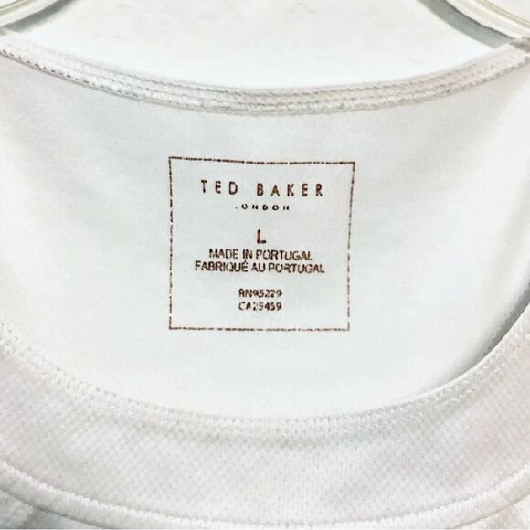 Ted Baker London Marina Mosaic Tank Vest‎ Top  mixed Media/ Waffle Knit Large - Picture 7 of 11